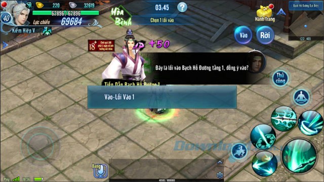 Bạch Hổ Đường giúp game thủ thách đấu với những người chơi khác.