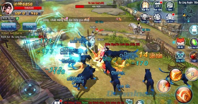 Giao diện Võ lâm tuyệt kỹ 3D