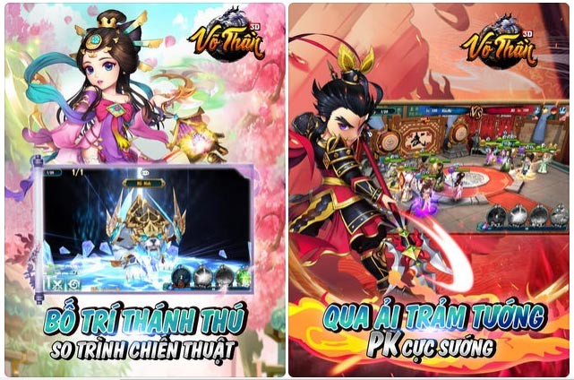 Game nhập vai cổ trang trên điện thoại