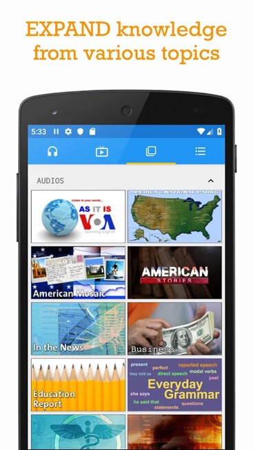 Nhiều chủ đề học Tiếng Anh