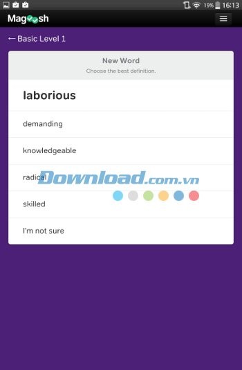 Học từ vựng dễ dàng với Vocabulary Builder