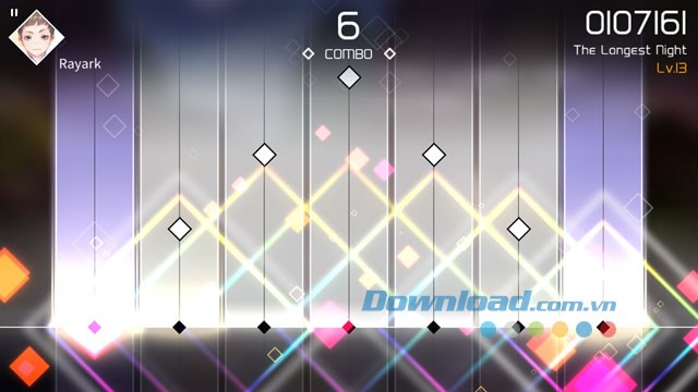 Giao diện chơi game VOEZ trên Android