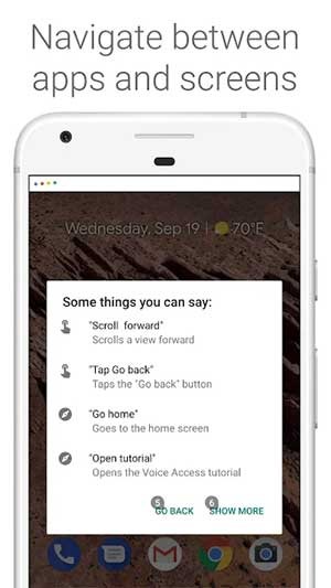Điều hướng ngay trên màn hình điện thoại