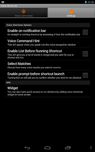 Voice Shortcuts Launcher for Android
