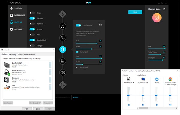 Cách thiết lập phần mềm thay đổi giọng nói - Voicemod