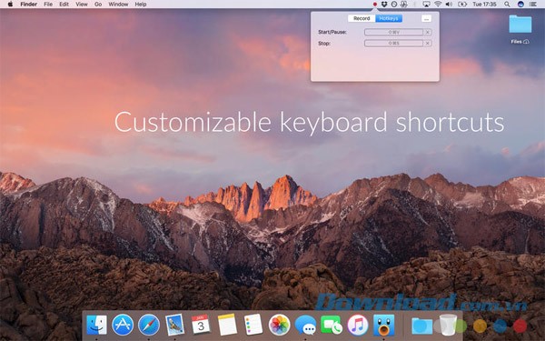 Sử dụng hotkey để thu âm nhanh trên Voicey cho Mac