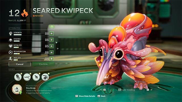 Ấp trứng, nâng cấp và tiến hóa sinh vật đa dạng trong khi chơi Voidling Bound