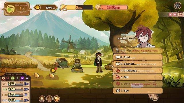 Những lựa chọn của bạn trong Volcano Princess game sẽ ảnh hưởng đến cá tính và tương lai của cô bé