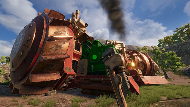 Chơi game Volcanoids ở góc nhìn thứ nhất trực quan