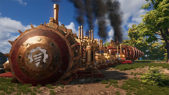 Điều khiển máy khoan khổng lồ để khám phá thế giới mở