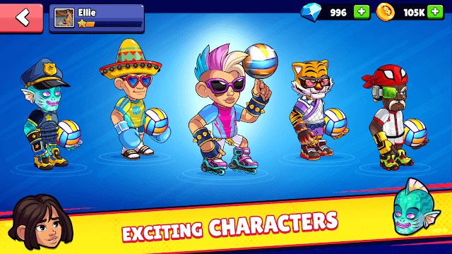 Nhiều cầu thủ độc đáo, mạnh mẽ để bạn chơi cùng