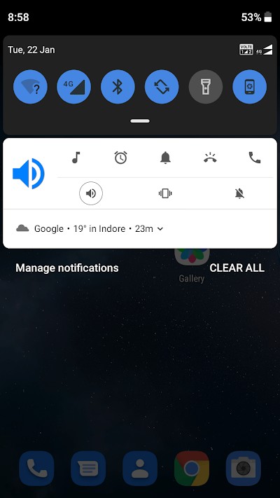 Chỉnh âm thanh tiện lợi với Volume Control