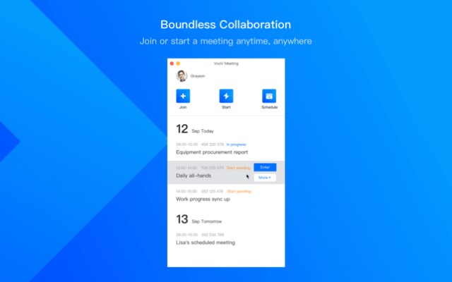 Tham gia hoặc bắt đầu một cuộc họp video ở mọi lúc, mọi nơi với VooV Meeting