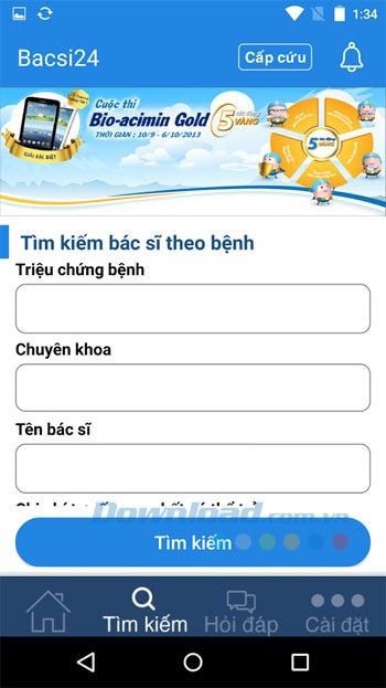 Tìm kiếm bác sĩ