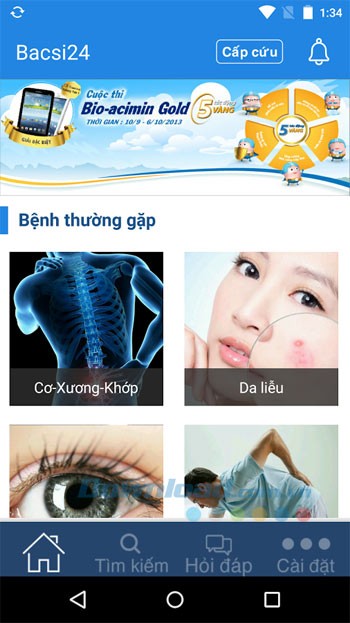 Giao diện VOV BACSI24