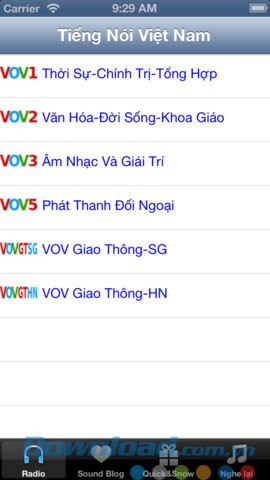 VOV Radio Plus+ for iOS