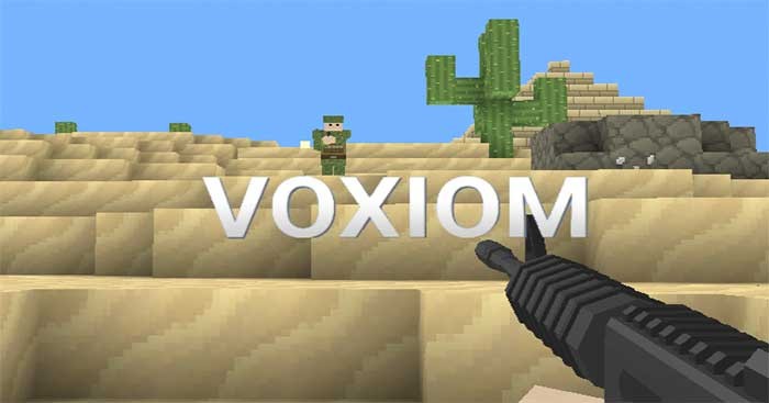 Voxiom&nbsp;là game bắn súng thời gian thực với các bản đồ có thể phá hủy