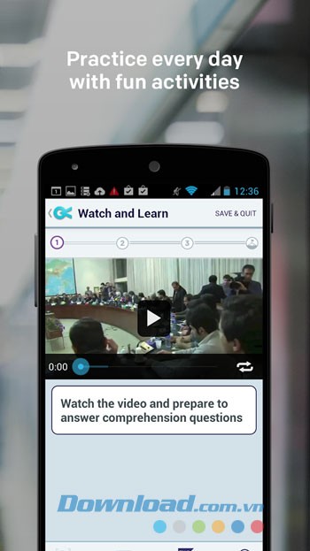 Tính năng của ứng dụng Voxy trên Android