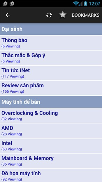 Giao diện VozForums