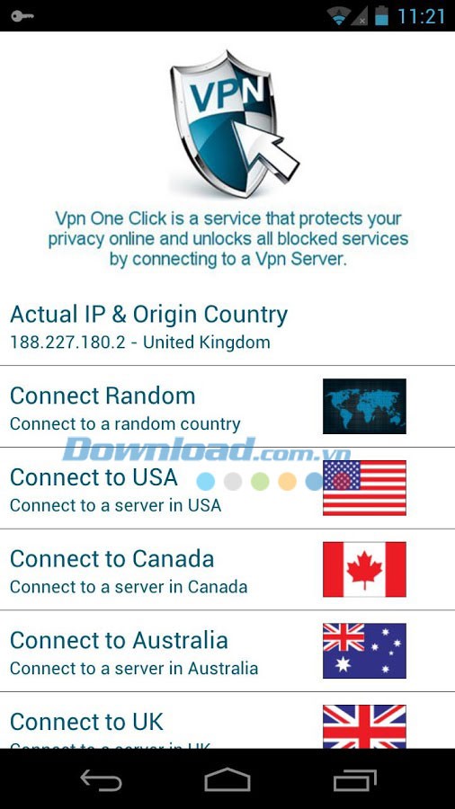 Vpn One Click for Android