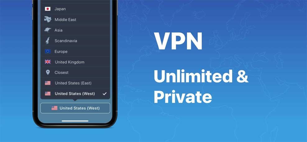 VPN + TOR Browser Private Web cho iOS cung cấp VPN không giới hạn