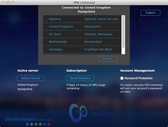 Kết nối với các máy chủ khác