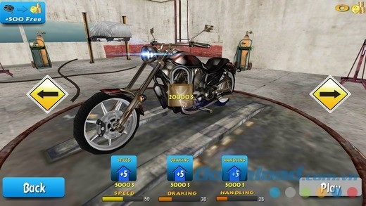 Điều khiển xe bằng đầu trong môi trường 3D sinh động