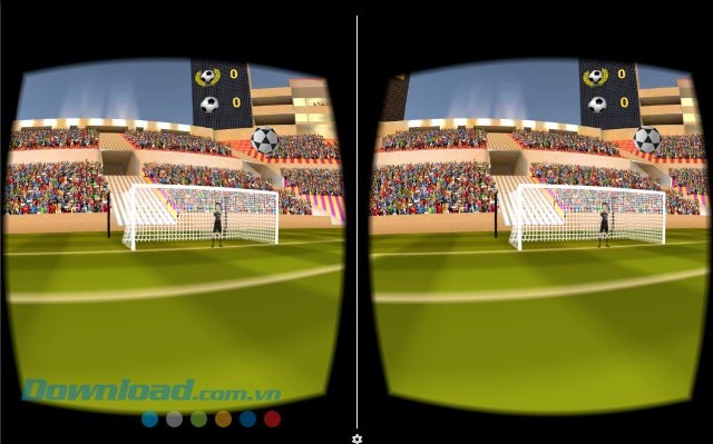 VR Soccer Header - game đá bóng hay cho Google Cardboard