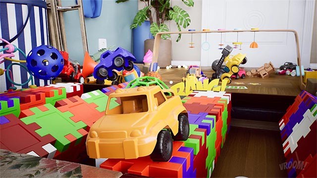 Điều khiển xe đua trên nhiều địa hình và vượt qua các loại chướng ngại vật đa dạng