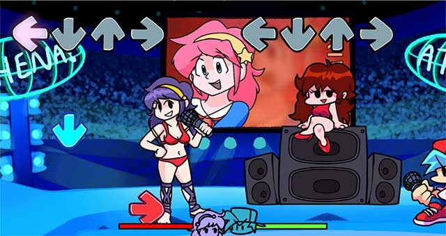 Nhân vật đối thủ mới của Boyfriend là một cô gái mặc bikini tên Athena