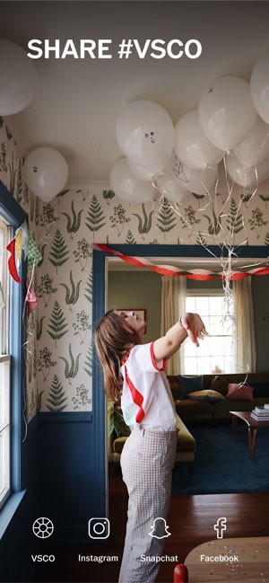 Chia sẻ ảnh với hashtag #VSCO