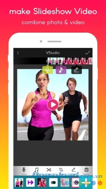 Ứng dụng chỉnh sửa video miễn phí VStudio