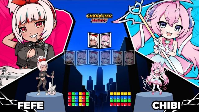 VTumbler là game đối kháng giải đố trong vũ trụ VTuber đầy màu sắc