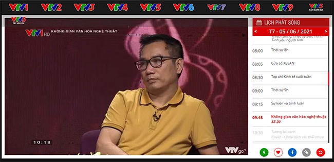 Xem tivi trên web với VTV Go Online