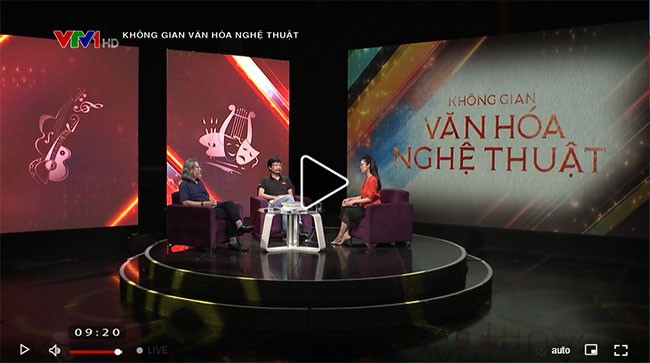 Giao diện VTV1 online