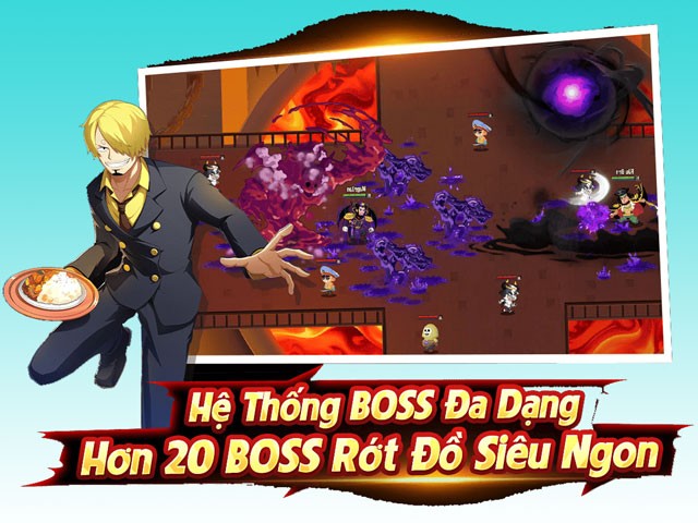 Hệ thống Boss đa dạng, rớt đồ siêu ngon