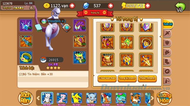 Hệ thống trang bị