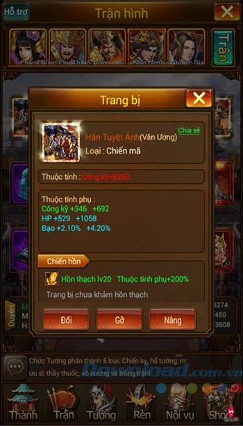 Hệ thống trang bị