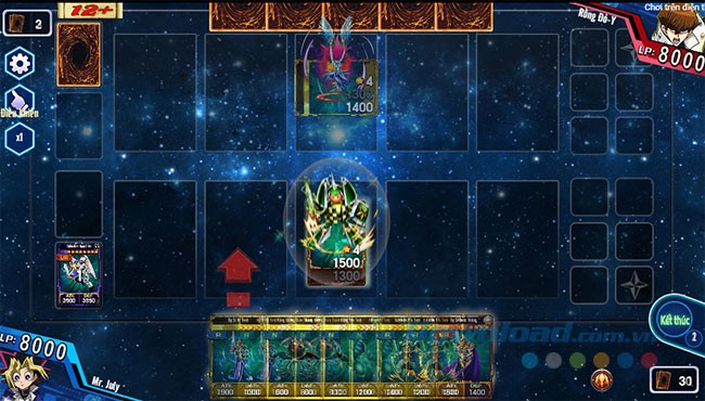 Cách chơi game bài ma thuật Vua Trò Chơi