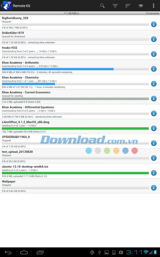 Vuze Remote for Android