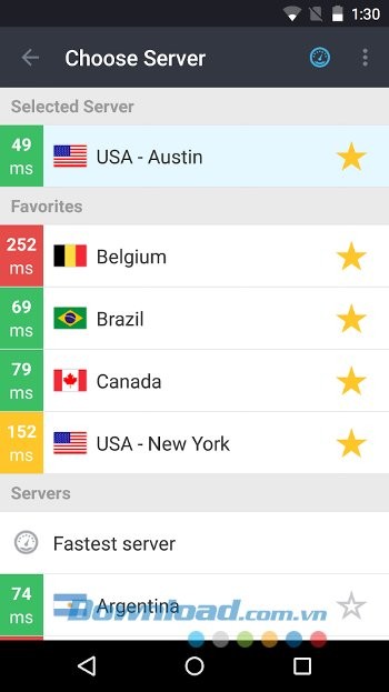 VyprVPN giúp bạn kết nối với hàng loạt máy chủ trên thế giới