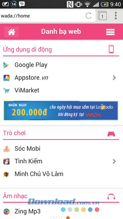 Wada Browser for Android