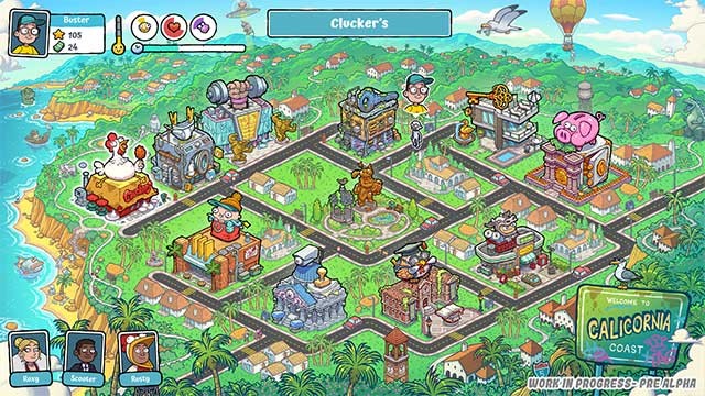 Tối đa 4 người chơi sẽ chạy đua trong cuộc sống hiện đại hối hả