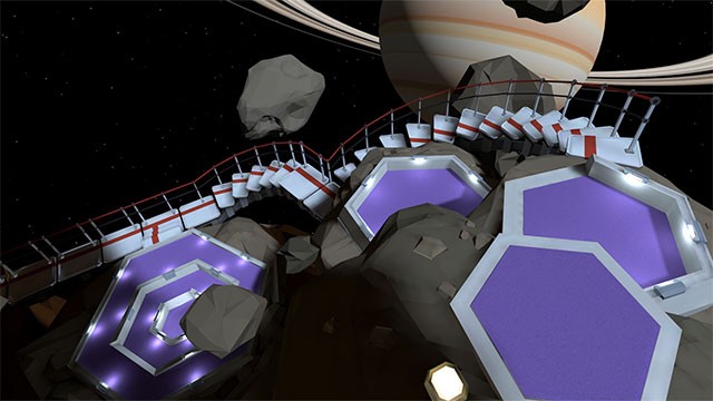 Chế độ chơi ban đêm dành cho cao thủ trong Walkabout Mini Golf VR game