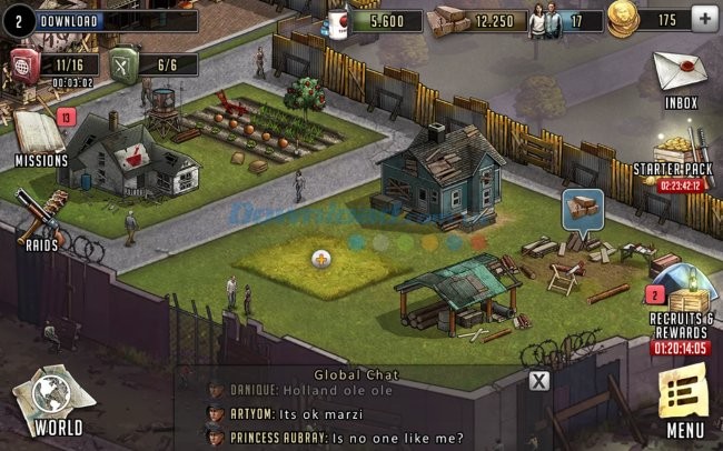 Căn cứ chính trong Walking Dead: road to survival