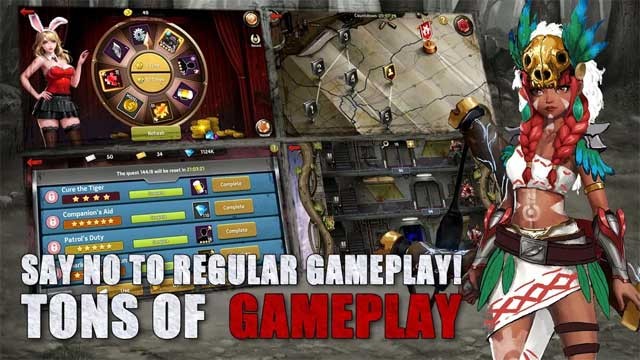 Walking Dead: Survival Heroes for Android có nhiều gameplay đa dạng