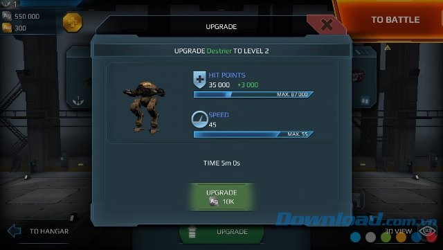 Không ngừng nâng cấp nhân vật và trang bị