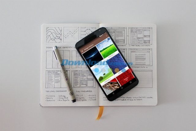 Walloid sở hữu hơn 4.500 hình nền độc đáo