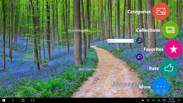 Giao diện Wallpaper HD