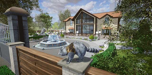 Vai một chú gấu mèo đi quậy phá thành phố trong game Wanted Raccoon